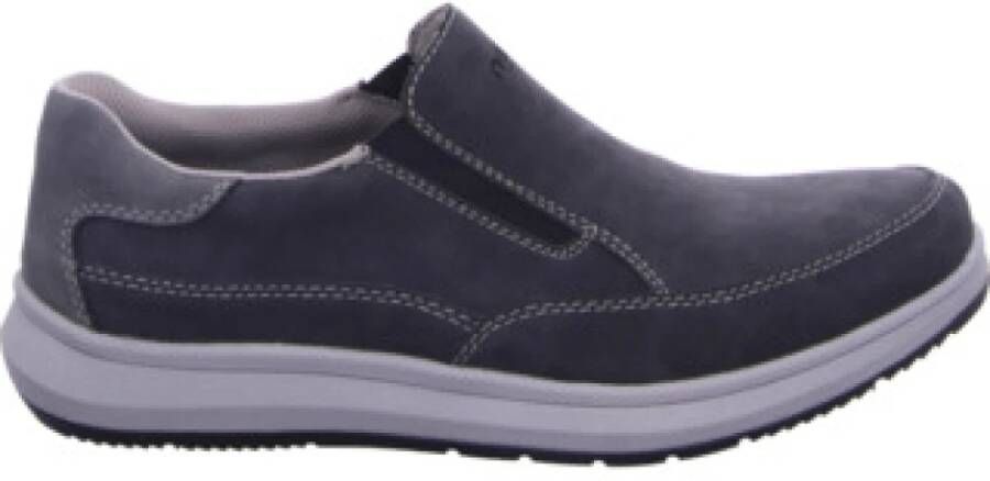 Rieker Instappers slip-on sneaker lage schoen loafer vrijetijdsschoen met elastische band