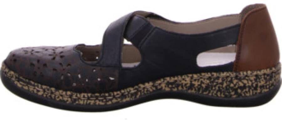 Rieker Ocean Blue Ballerina`s