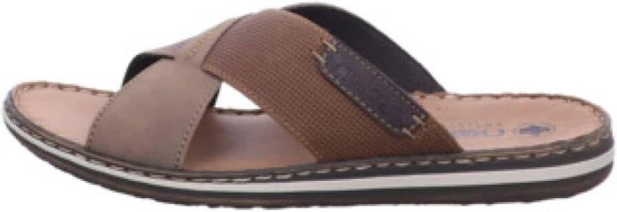 Rieker Oranje Heren Slippers