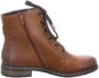 Rieker Veterlaarsjes veterschoenen klassieke laarzen blokhak in used-look - Thumbnail 1