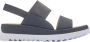 Rieker Blauwe Platte Sandalen voor Dames Blauw Dames - Thumbnail 1