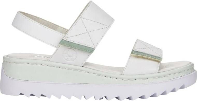 Rieker Weiss Casual Open Sandalen White Dames - Foto 1