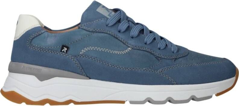 Rieker Revolution Sneaker Blauw Comfortabel Stijlvol Blue Heren