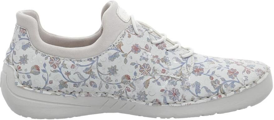 Rieker Slip-on nachtblauw bruin lichtgrijs