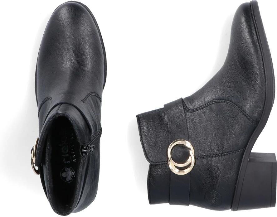 Rieker Zwarte Dameslaarzen Weerbestendig en Stijlvol - Foto 4