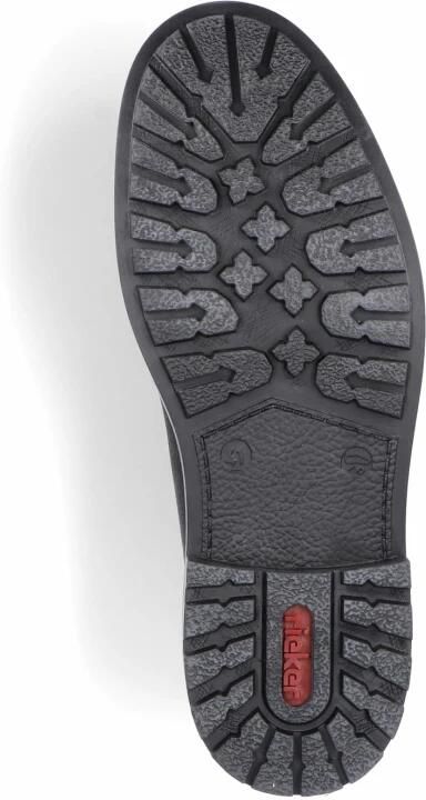 Rieker heren veterschoenen halve schoenen zakelijke schoenen leren schoenen B4610 zwart - Foto 2