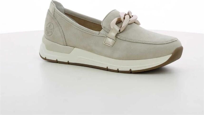 Rieker 58944-60 dames instappers sportief beige - Foto 10