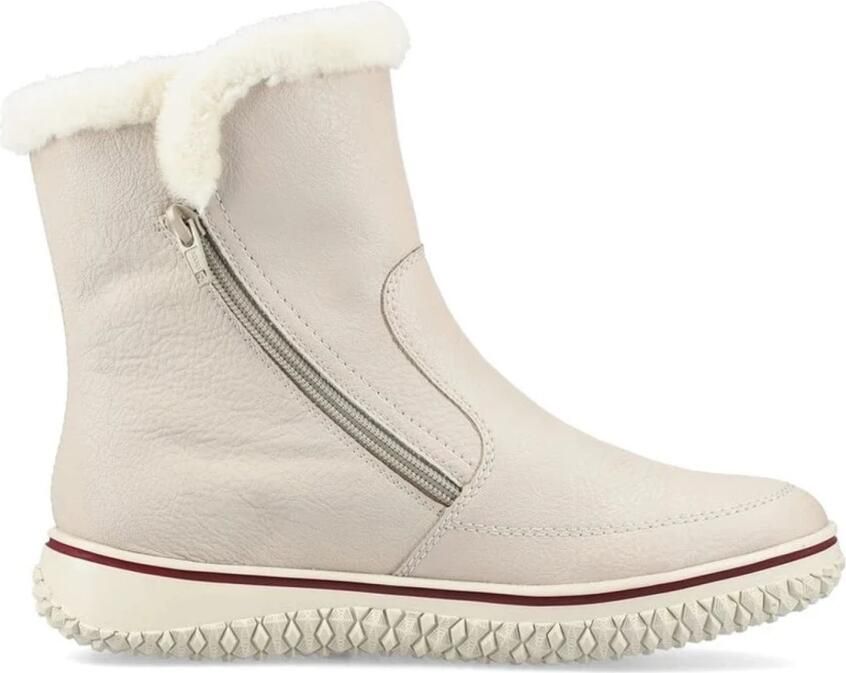 Rieker Beige Winter Enkellaarsjes