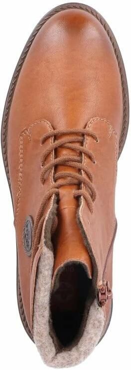 Rieker Veterlaarsjes laarzen hakken met schachtomsluitende veters