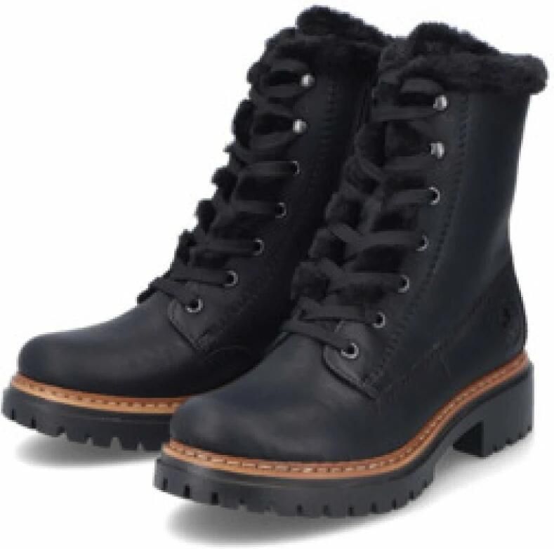 Rieker Winterlaarsjes veterschoenen profielzool -150 jaar jubileumartikel - Foto 2