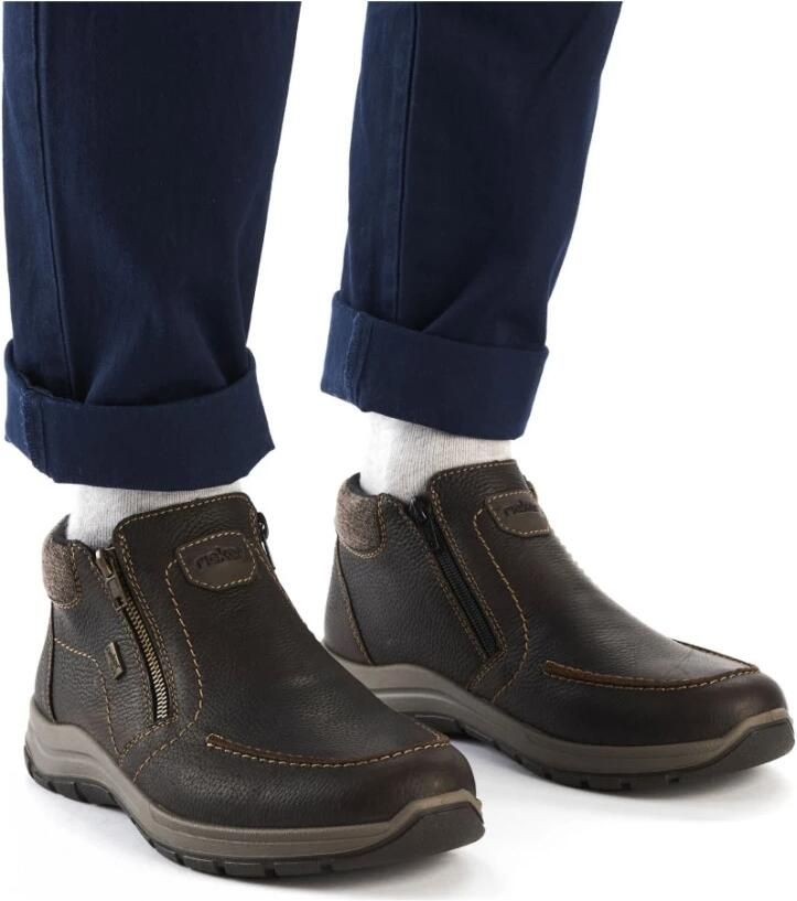 Rieker Winterlaarzen enkellaars comfort schoen met twee praktische ritssluitingen - Foto 2
