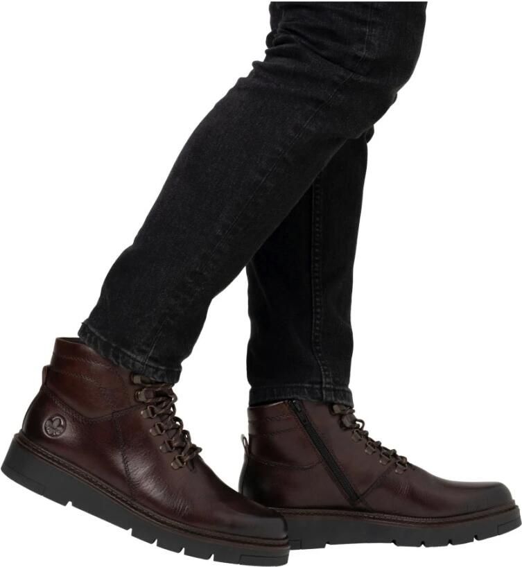 Rieker Bruine Casual Gesloten Enkelboots