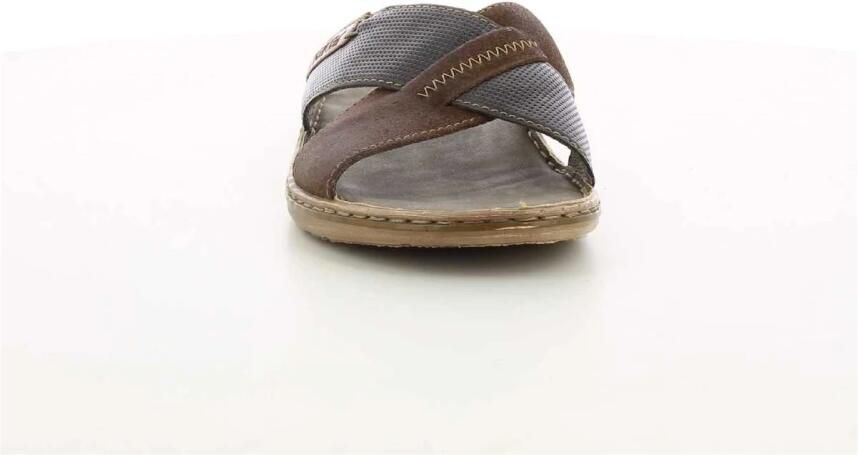 Rieker Lichtgewicht Bruine Slipper met Zacht Voetbed Brown Heren - Foto 13