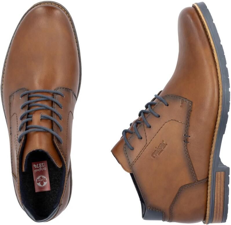 Rieker Veterlaarsjes zakelijke enkellaars veterschoenen met zachte binnenzool - Foto 13