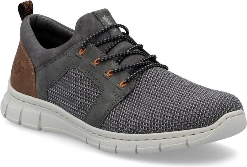 Rieker Slip-on sneakers Instapper halfhoge schoen vrijetijdsschoen met elastiek om in te stappen - Foto 8