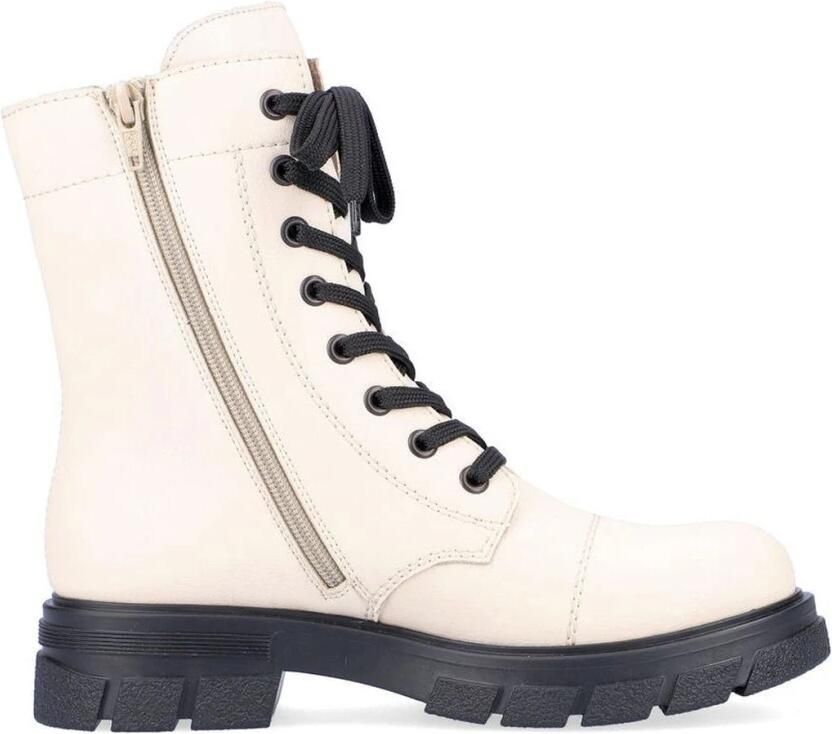 Rieker Beige casual gesloten laarsjes Beige Dames