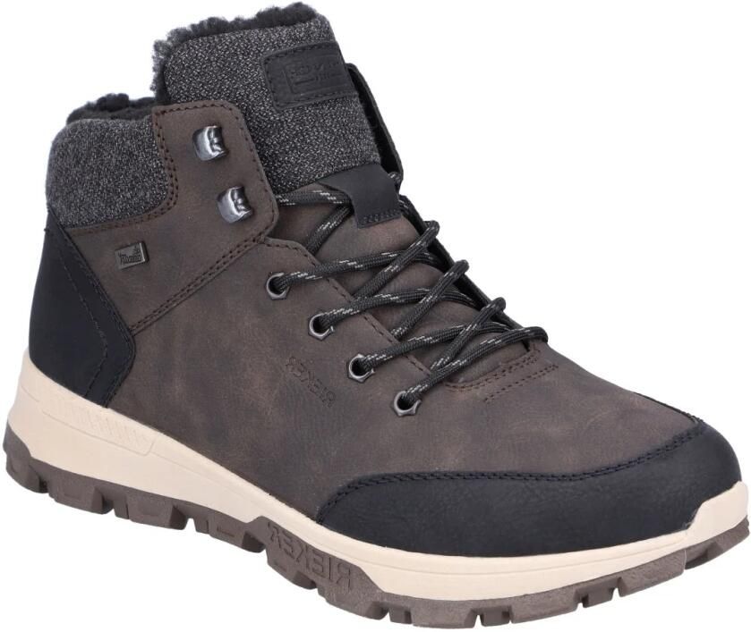 Rieker Winterlaarzen met comfortabele softfoam-binnenzool vrijetijdsschoen veterschoen