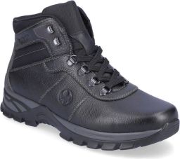 Rieker Zwarte casual gesloten laarsjes Black Heren