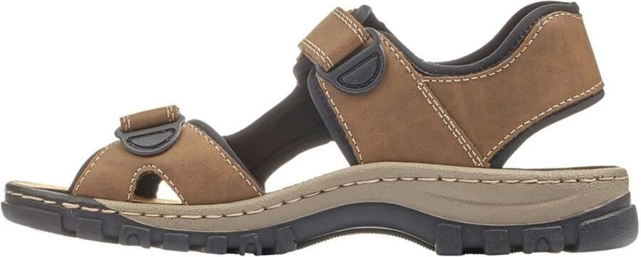 Rieker Casual Open-Toe Sandalen voor Heren Bruin - Foto 4