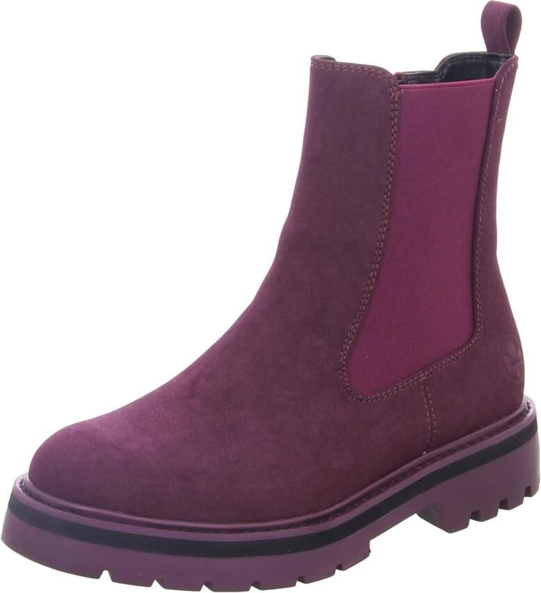 Rieker Chelsea boots wijnrood