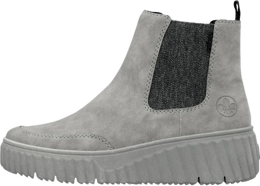 Rieker Chelsea-boots instaplaarzen wedge enkellaars met trekband