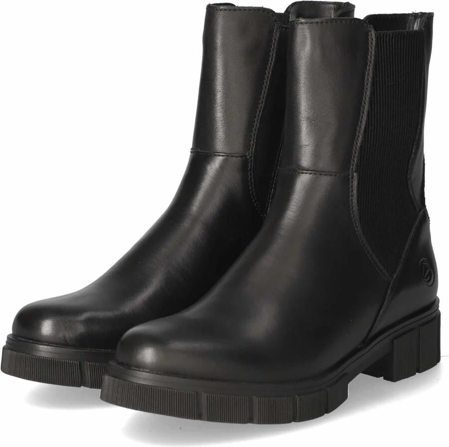Remonte Chelsea-boots Elisabeth Hurley-Collection Boots enkellaars profielzool en ritssluiting aan de binnenkant