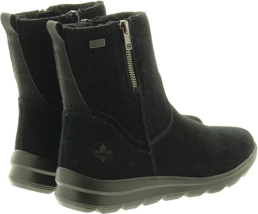 Rieker Tex Enkellaarsjes zwart Suede Dames - Foto 3