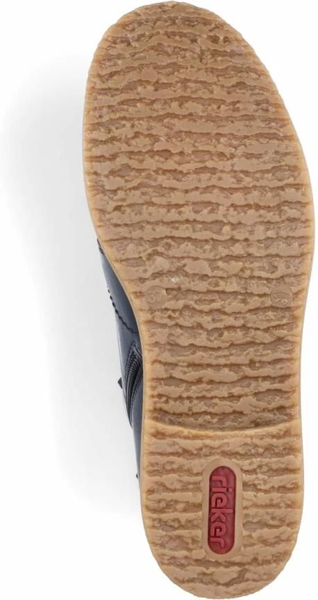 Rieker Veterlaarsjes met honingkleurige loopzool