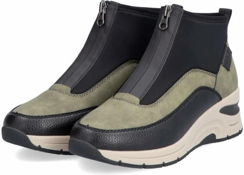 Rieker Sneakers vrijetijdsschoen high top sneaker enkellaars met modieuze loopzool - Foto 3