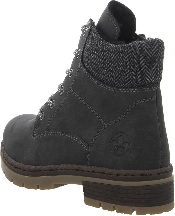 Rieker Winterlaarsjes lace-up boots ankle boots block heel with inner zipper - Foto 2