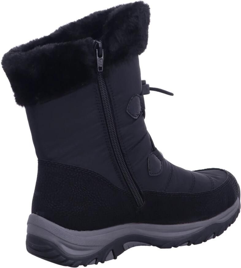 Rieker Laarzen 'Stiefeletten Boot Damen M9683 00 Kunststoff (Synthetik) in schwarz' zwart - Foto 4