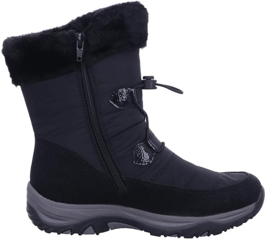 Rieker Laarzen 'Stiefeletten Boot Damen M9683 00 Kunststoff (Synthetik) in schwarz' zwart - Foto 3