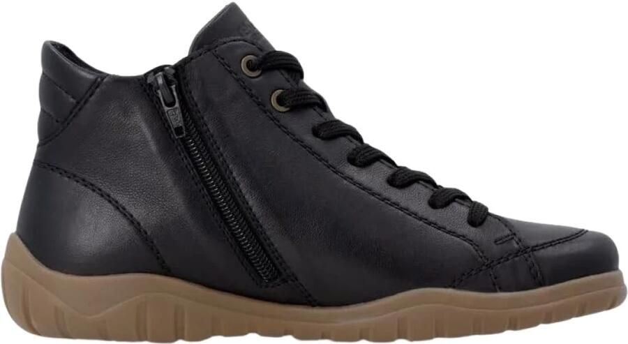 Remonte Leren sneakers met hoge schacht