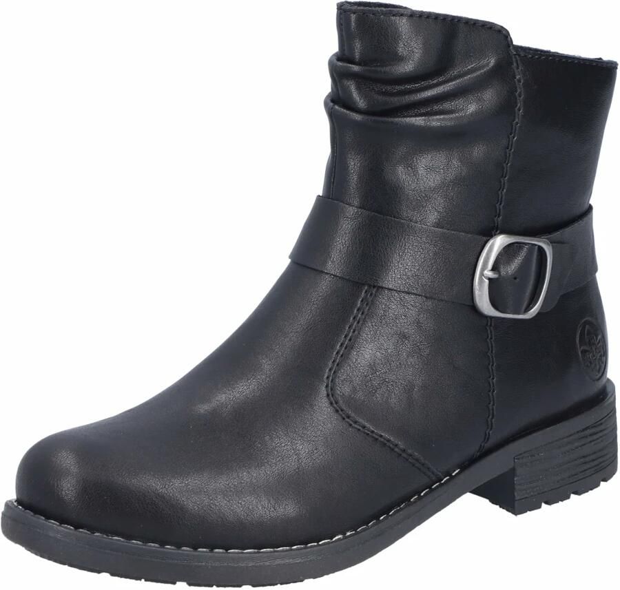 Rieker Laarsjes Boots blokhak met ritssluiting aan de binnenkant - Foto 3