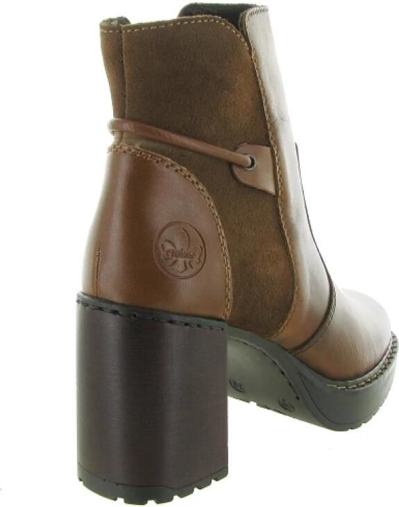 Rieker Enkellaarsjes met halfhoge hak - Foto 2