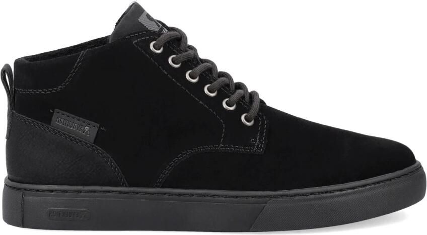 Rieker Moderne Zwarte Heren Sneaker Comfortabele Pasvorm