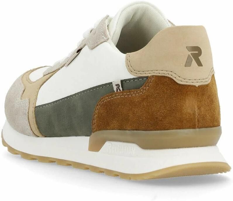 Rieker U0307-80 heren sneakers beige - Foto 2