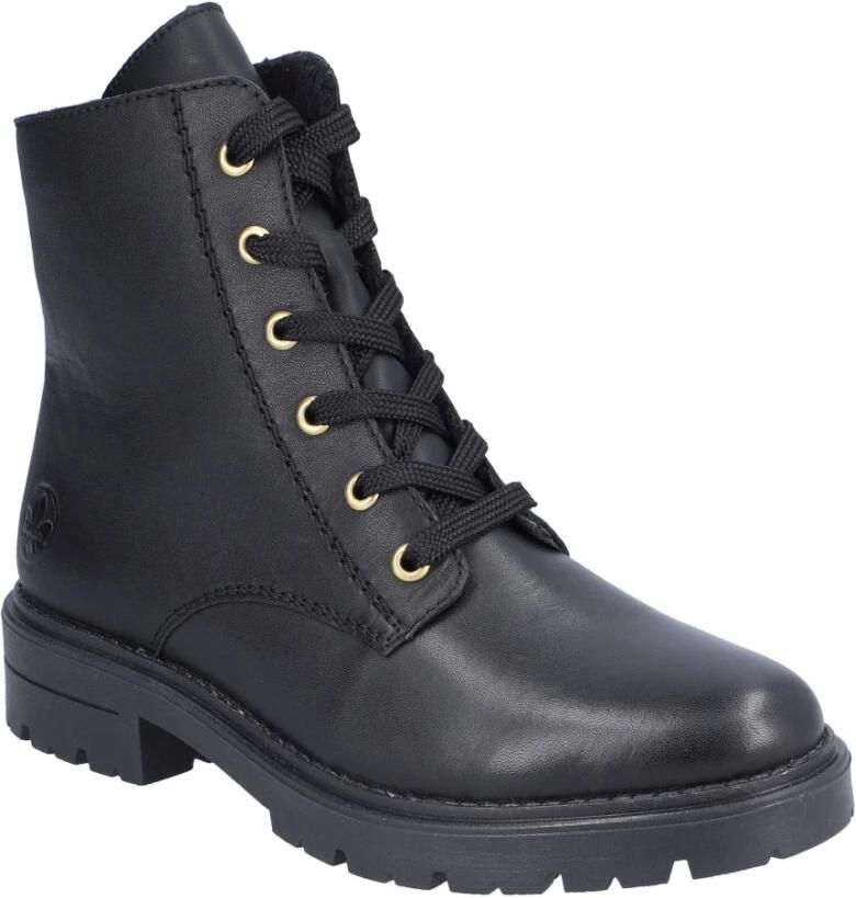 Rieker Veterschoenen Hoog Veterschoenen Hoog zwart
