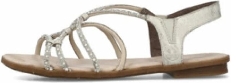 Rieker Sandalen zomerschoen sandaal blokhak met elastiek voor goede pasvorm