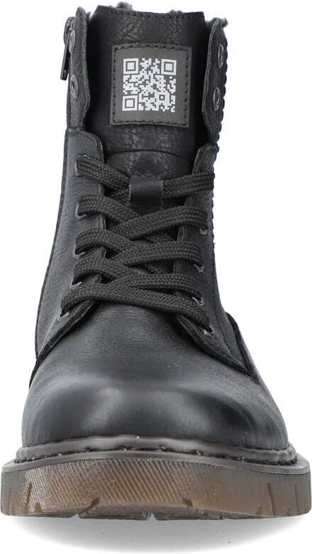 Rieker Zwarte gesloten booties voor heren Zwart Heren