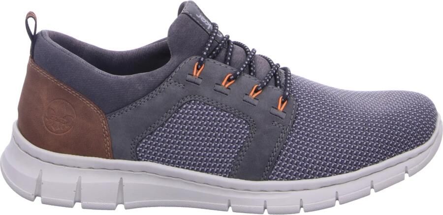 Rieker Slip-on sneakers Instapper halfhoge schoen vrijetijdsschoen met elastiek om in te stappen