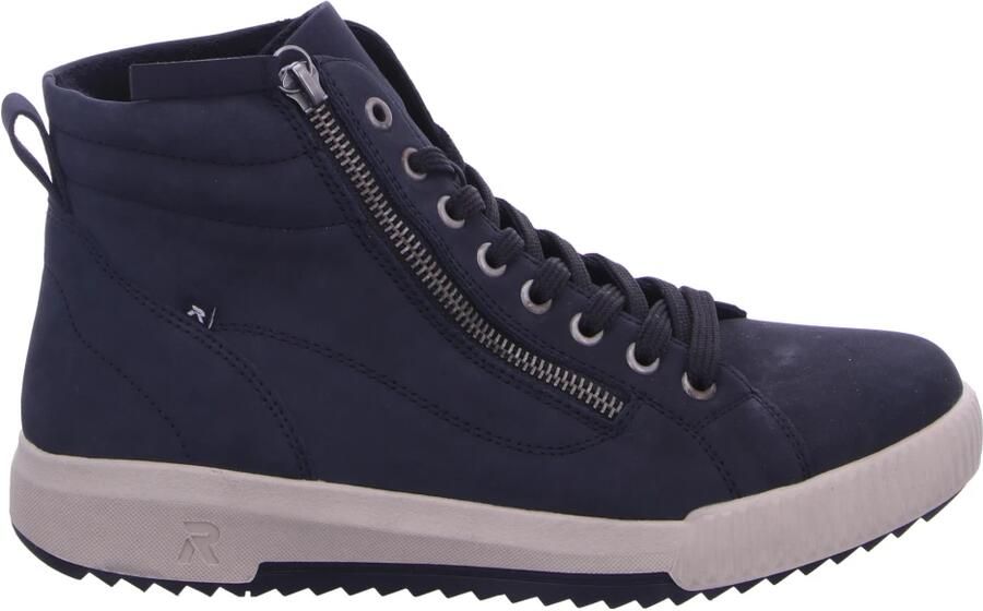 RRieker R-Rieker Hoge veterschoenen ankle boot high top sneaker leisure boots with zipper
