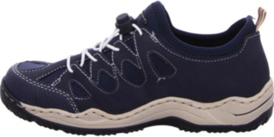 Rieker Slip-on sneakers Trekking Schoen vrijetijdsschoen Slipper met verwisselbaar voetbed