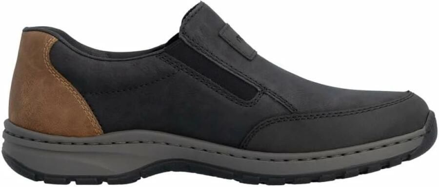 Rieker Heren Instapper Halfschoen 03354-06 Black Brown