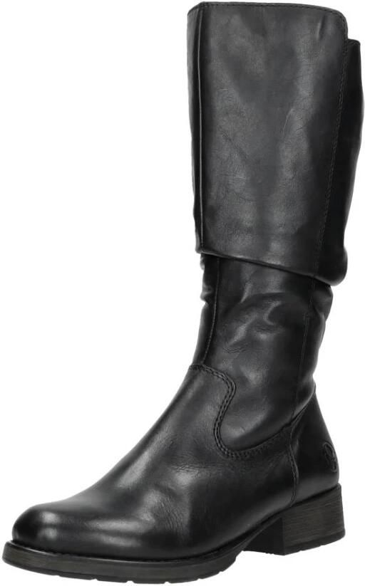 Rieker Lange laars met warme teddyvoering voor dames Black Dames - Foto 3