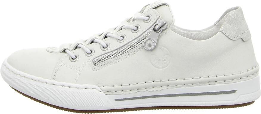 Rieker Slip-on sneakers slippers instapschoen lage schoen vrijetijdsschoen in smalle vorm