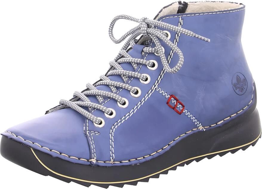 Rieker Winterlaarzen Veterboots high top sneaker enkellaarsjes met aantreklus - Foto 12