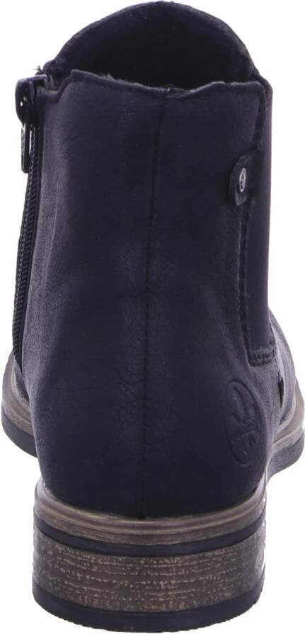 Rieker Chelsea-boots instappers enkellaars blokhak met verwarmende textielvoering - Foto 4
