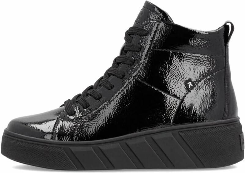 Rieker EVOLUTION Veterschoenen vrijetijdsschoen high top sneaker plateausneaker met rits