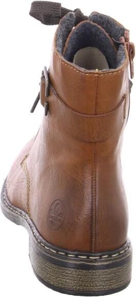 Rieker Veterlaarsjes veterschoenen klassieke laarzen blokhak in used-look - Foto 2